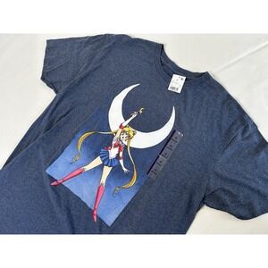 NWT SAILOR MOON Men's Blue XL  T-Shirt